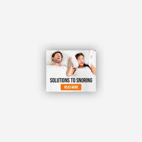 Ad Banner for Article discussing Solutions to snoring.