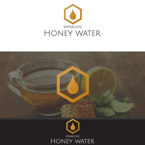 Logo for water with Honey flavour