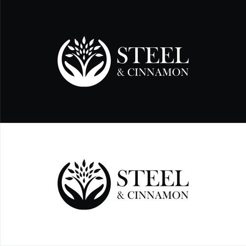 logo concept for steel & cinnamon