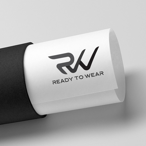 RW letter mark Logo