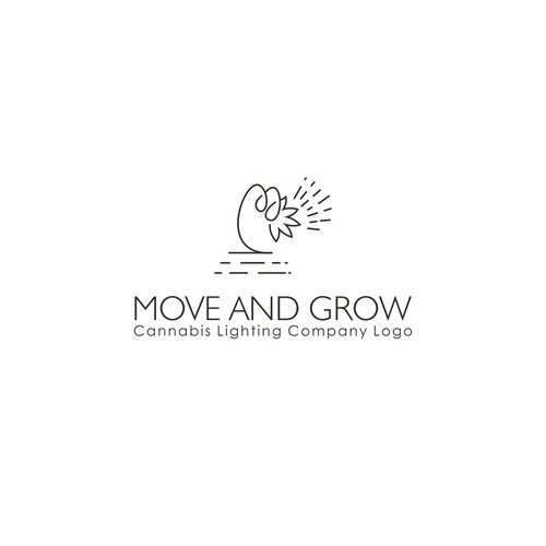 Simple logo from move and grow.
