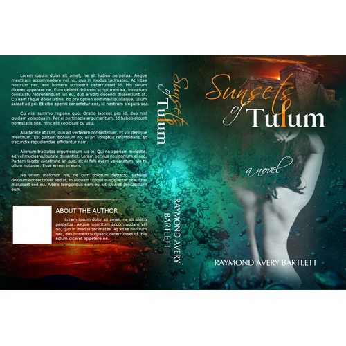 Create a compelling book cover for a romance set in exotic Mexico