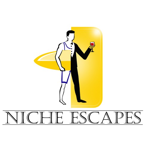 Create a clean flat and slightly minimal logo/brand identity for nextAirBnB / Holiday Rental startup