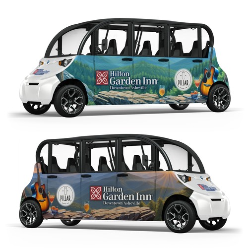 Electric Shuttle Wrap for Hilton Garden Inn