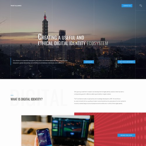 Web design concept