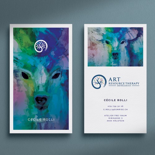 Modern Colorful Business Card
