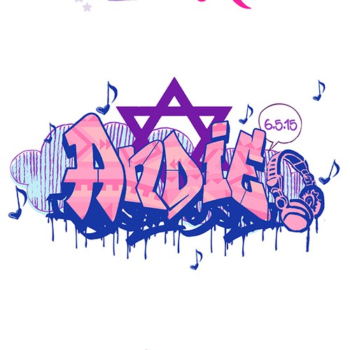 Graffiti style logo
