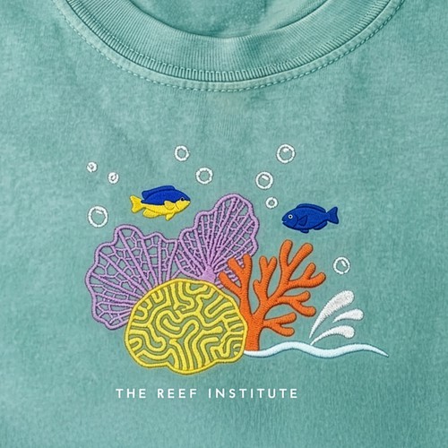 Colorful Coral Reef Embroidery T-Shirt Design | I Can Create Something Similar For You
