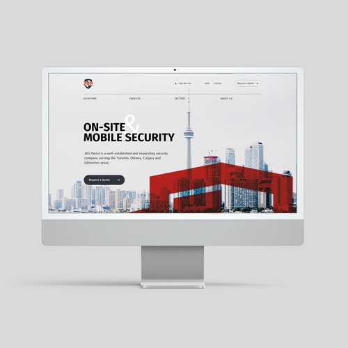 Website Design for Security Company