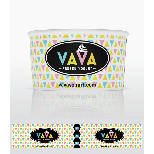 Vava yogurt label