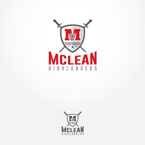 Create a McLean High School logo that is modern for today's students.