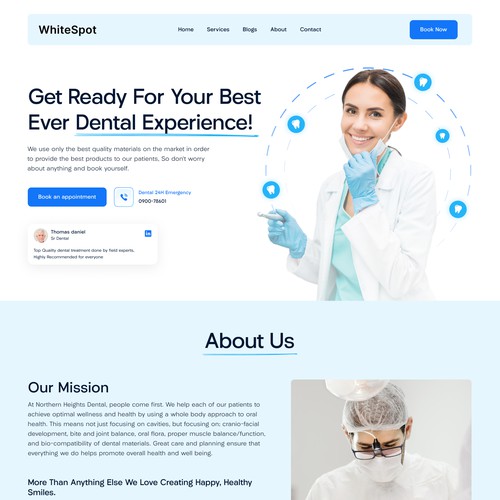 Website Design For WhiteSpot