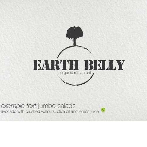logo for an organic restaurant