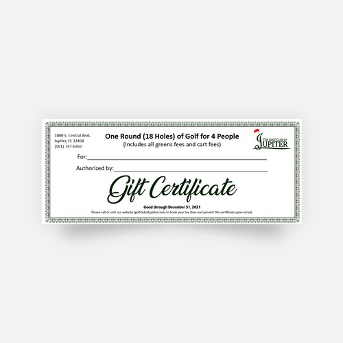 Gift Certificate