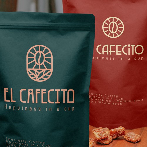 EL CAFECITO Coffee Shop- Logo design and Branding