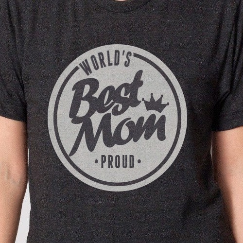 T-Shirt design for the best Mom/Dad of the world.