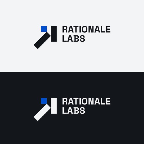 Minimalist logo proposal for Rationale Labs