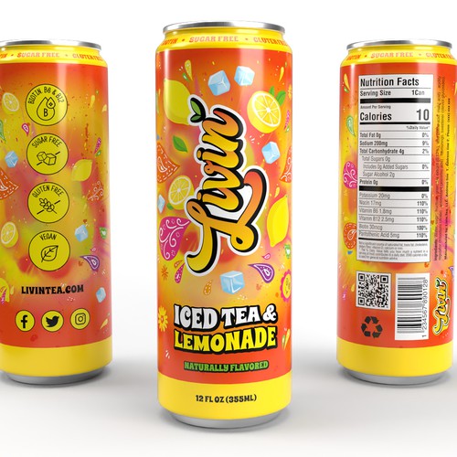 Ice tea can design