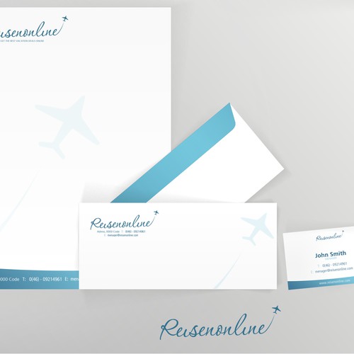 Reisenonline  needs a  stationery