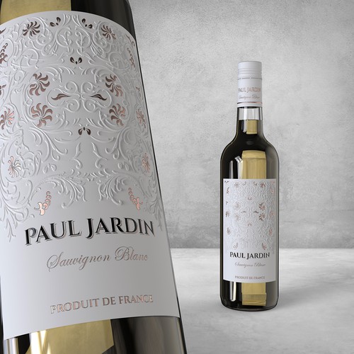French wine label for Paul Jardin