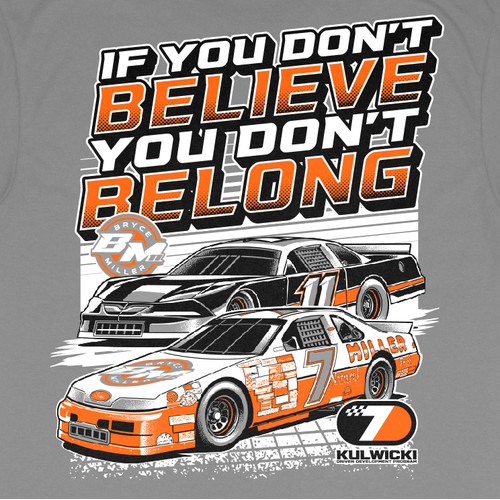 T-SHIRT ARTWORK FOR BRYCE MILLER