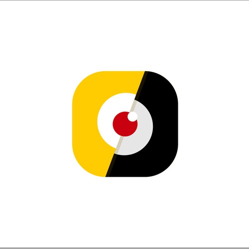 concept logo (icon /button) for an app about dual camera