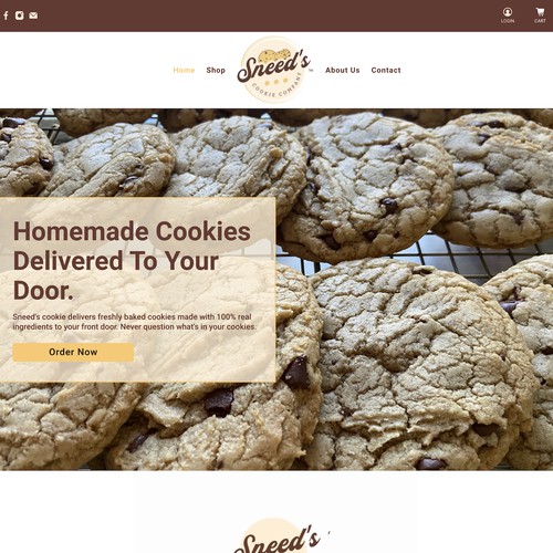 Tasty Fun Cookie Shopify Ecommerce Design