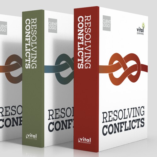 Design a creative, clean, & contemporary workbook cover for e-learning company