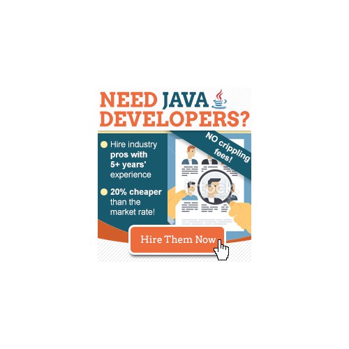 Curiosity driven BANNER AD for Software Development company