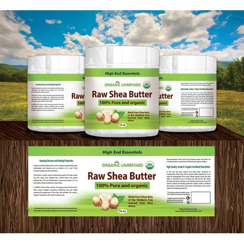 Raw shea butter