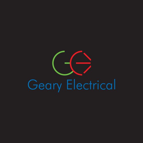 Logo concept for electrical industry.