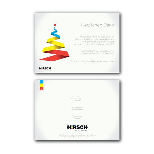 Business Christmas card