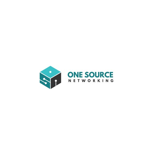 My logo concept for "One Source Networking"