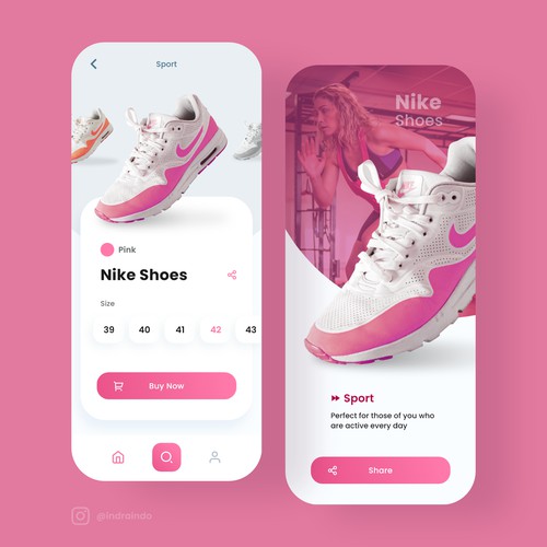 Shoes Store App Design