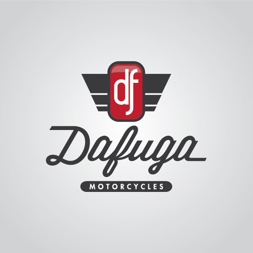 Create a vintage logo for out of time cafe racer motorcycles