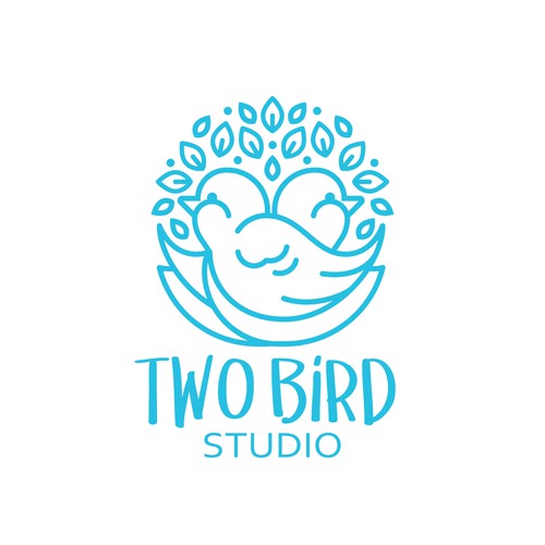Logo concept for Two Bird Studio
