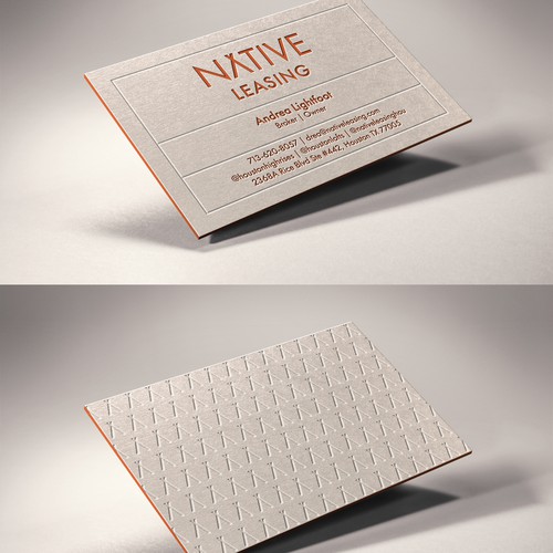 B Card Design For Native Leasing