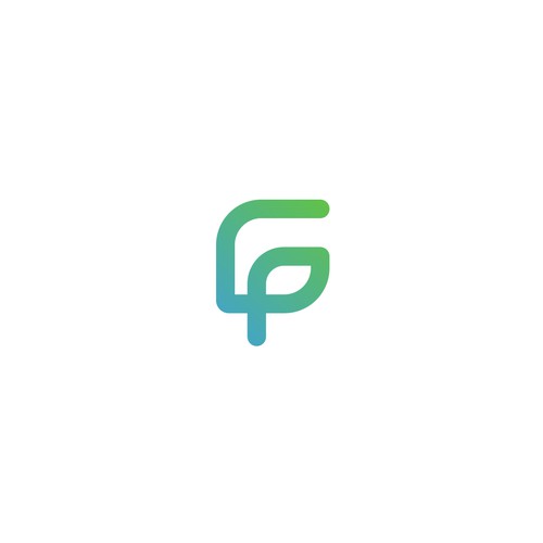 Letter G and P logo design