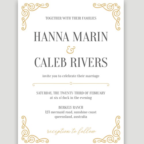 Wedding Invitation Design