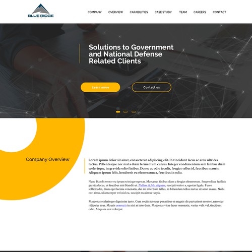 Landing page 