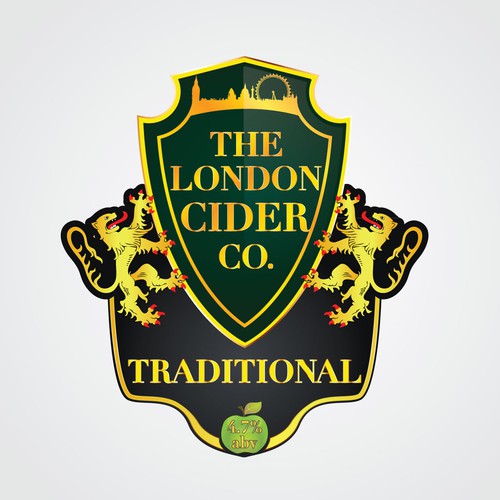 product label for The London Cider Company