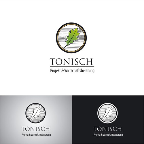 Logo and business card concept for a business consulting company.