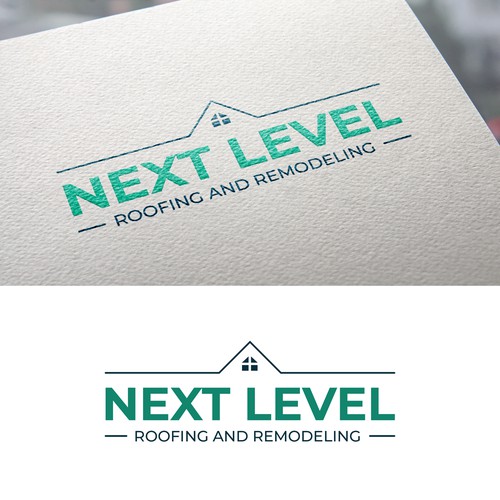 Logo for a roofing and remodeling company