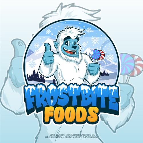 FrostBite Logo Mascot Design