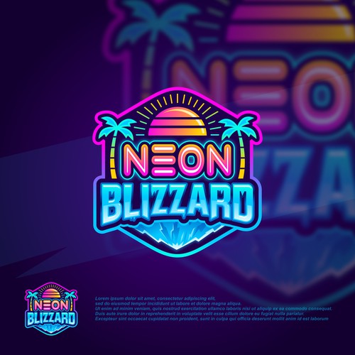 Neon Blizzard