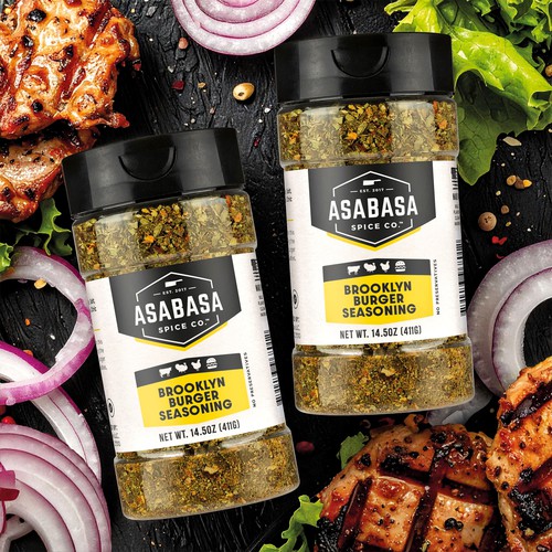 BBQ Rub label design