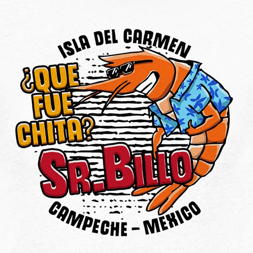 ?Que Fue Chita? Shrimp Mascot T-shirt