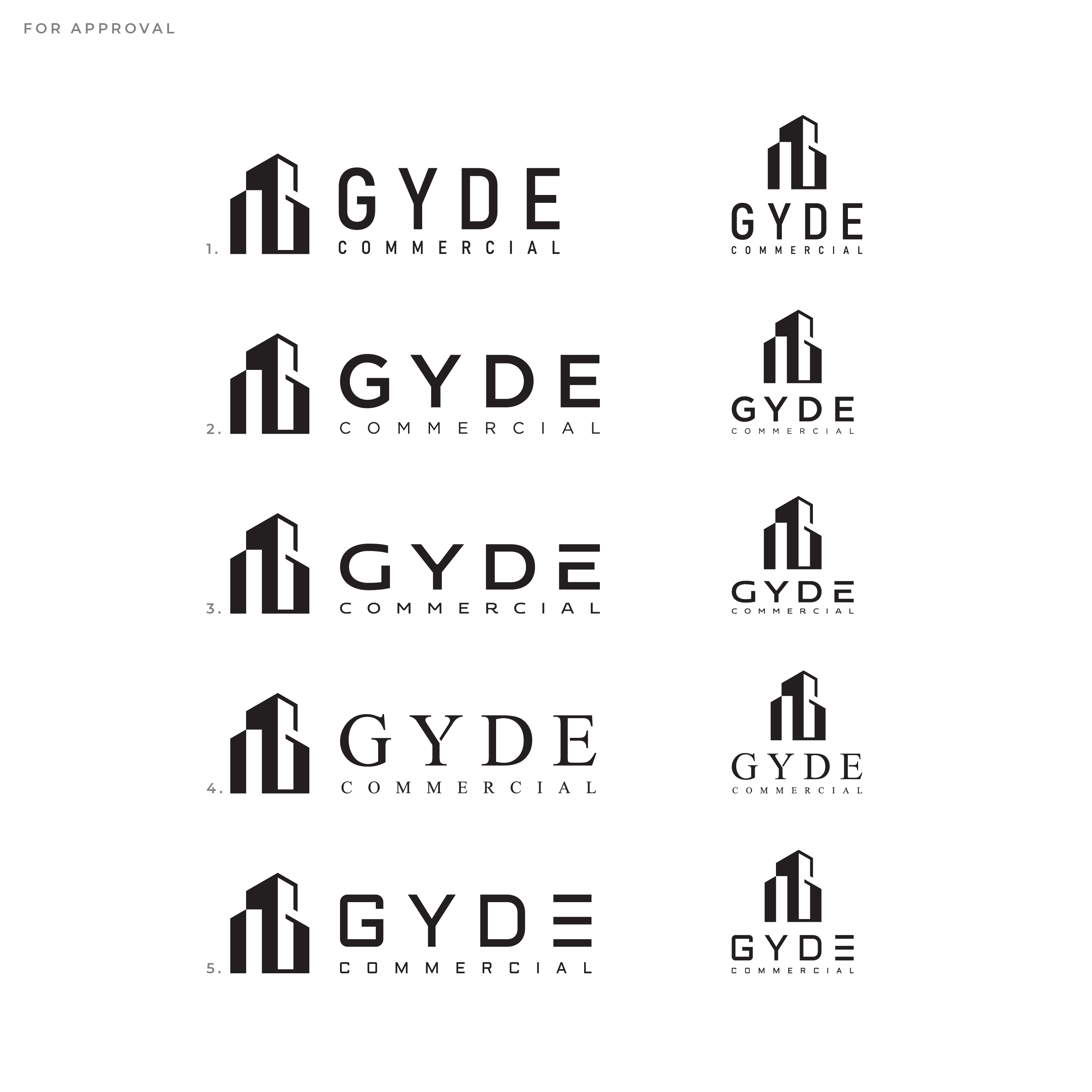Boutique Commercial Real Estate firm needs a logo to disrupt the market and established players.