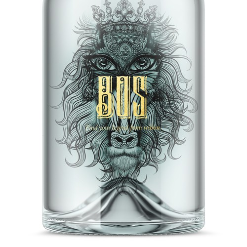 Gin bottle design
