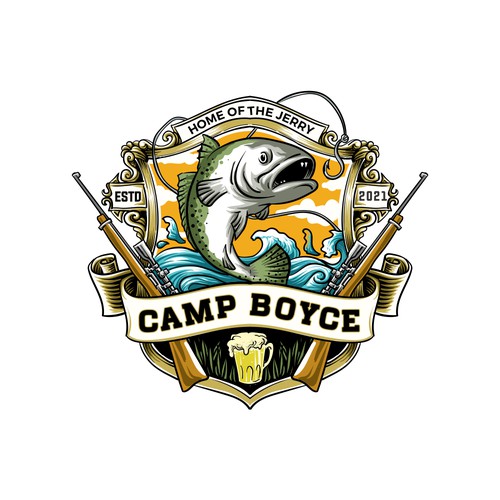 camp boyce logo concept